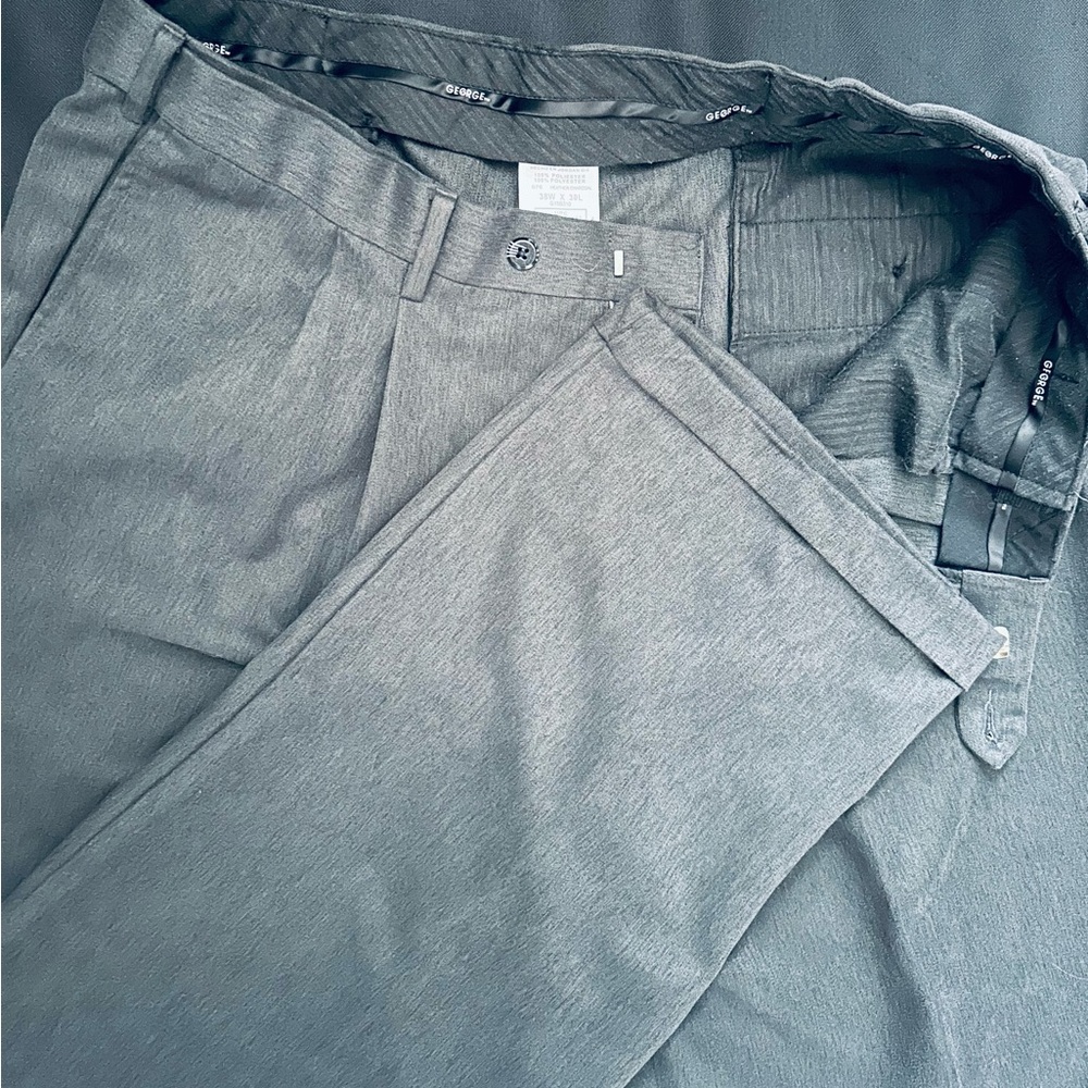 Men's Gray Dress Pants Size 38